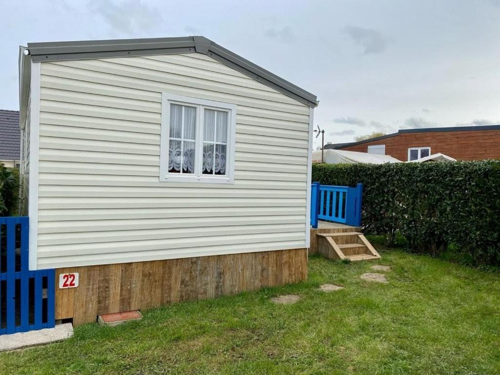 Mobilhome Emplacement 21 Biville-sur-Mer Esterno foto